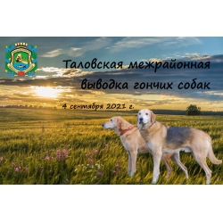 Таловская межрайонная выводка гончих